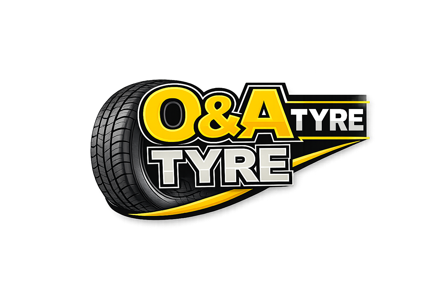O&A Tyre logo